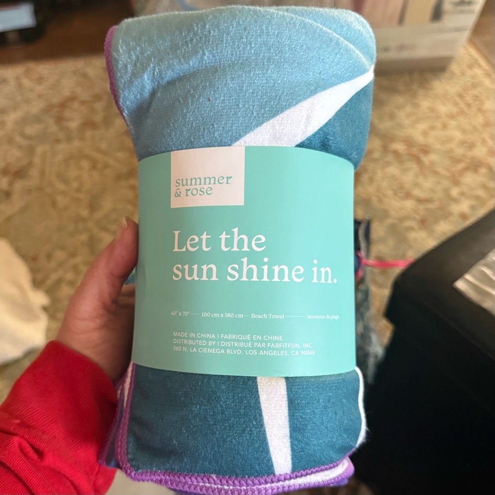 Summer & Rose Beach Towel - Gems